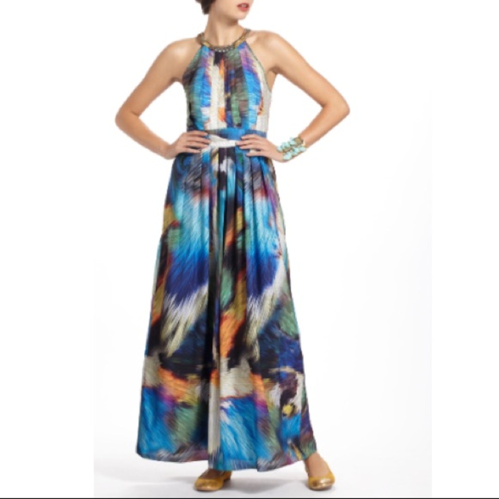 Anthropologie Ranna Gill Tropicala Maxi Dress